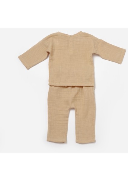 Bebek Uzun Kollu Tişört ve Pantolon Takım, %100 Pamuk, Bebek ve Yenidoğan Serisi - CSYM7026 fiyatları