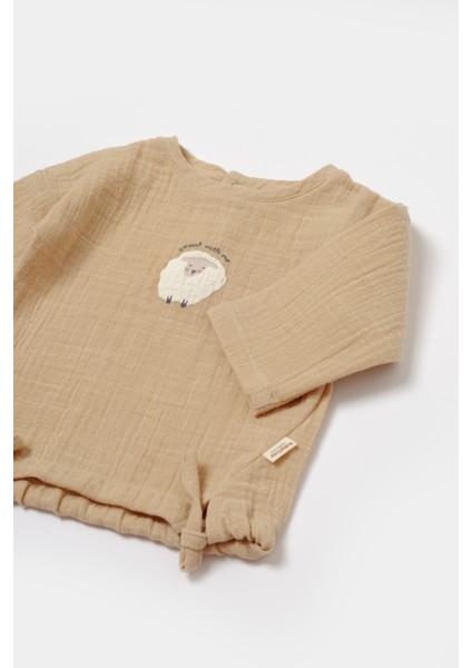 Bebek Uzun Kollu Tişört ve Pantolon Takım, %100 Pamuk, Bebek ve Yenidoğan Serisi - CSYM7026 fırsatları