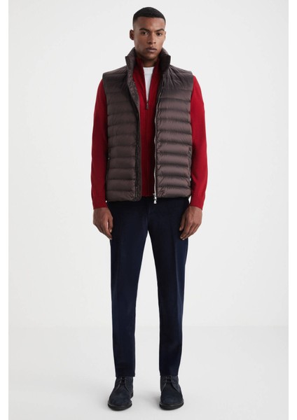 Bordo Activewear Kaz Tüyü Şişme Yelek modelleri