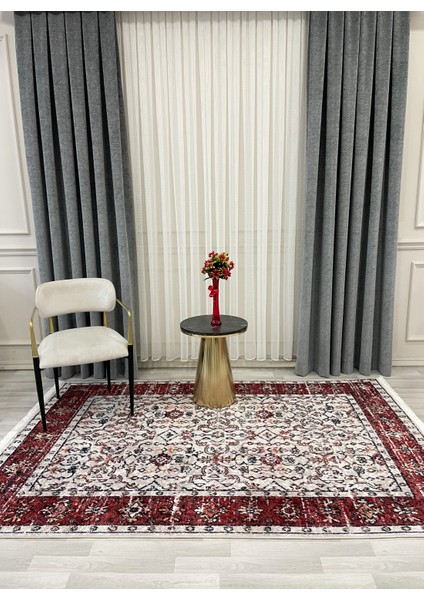 Kilim Motifli Saçaklı Klasik Kaymaz Taban Halı modelleri