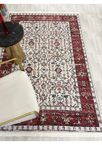 Kilim Motifli Saçaklı Klasik Kaymaz Taban Halı fırsatları