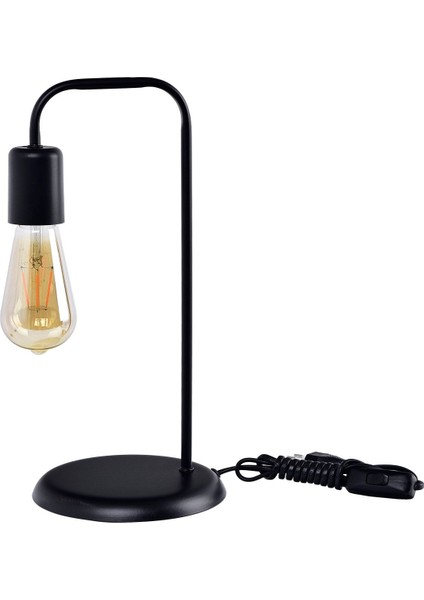 Şık Siyah Masa Lambası, Modern Tasarım ile Ortama Zarafet Katar