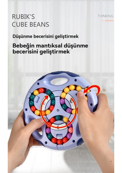 Rubik Küp Parmak Uçları Oyuncak Döner Bilye Bulmaca (Yurt Dışından) indirimleri
