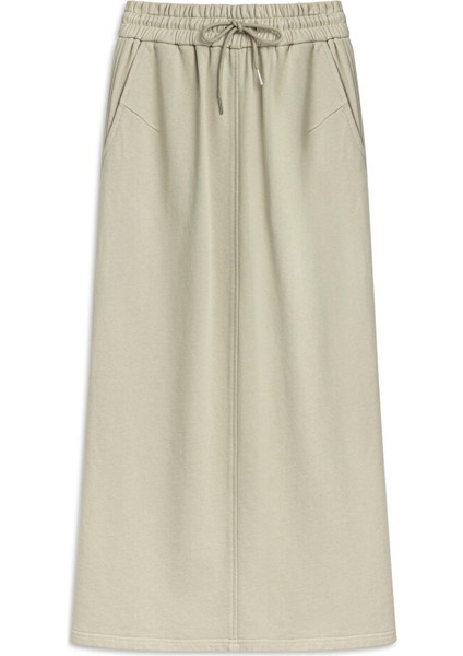 Fermuarlı Yırtmaçlı Midi Etek TW6250004078030 fırsatları