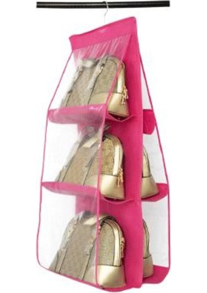 6 Gözlü Renkli Dolap Içi Çanta Askılığı ve Organizer, Pratik ve Şık Tasarım fiyatları