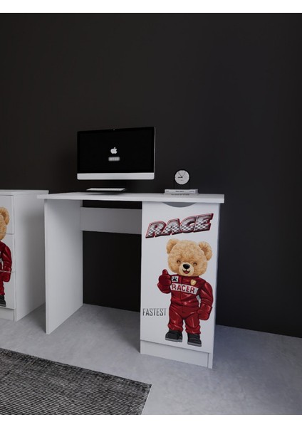 Fastest Bear Yarışcı Temalı Uv Baskılı Masa fiyatları