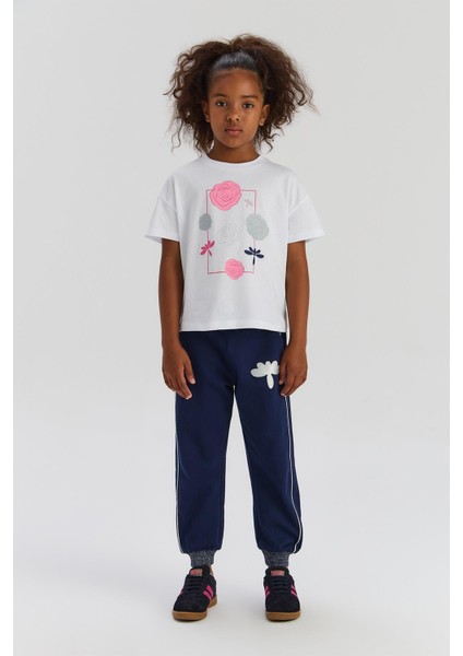 Bg Store Kız Çocuk Beyaz Sweatshirt