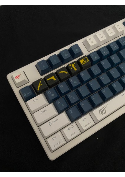 Cs Temalı Siyah-Beyaz 5’li Oyuncu Keycap Seti – Cherry Mx Uyumlu (1-5) Tuş – Fps Stil Tasarım fiyatları