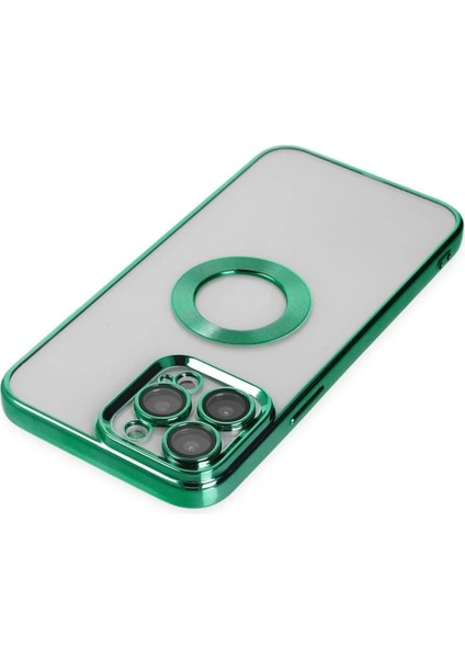 iPhone 14 Pro Max Kılıf Slot Silikon - Köknar Yeşili indirimleri