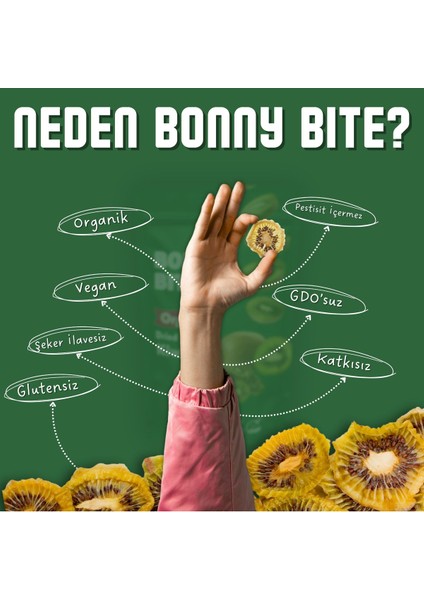 KURUTULMUŞ ORGANİK KARPUZ, ÇİLEK, KİVİ & ÇITIR KAVUN 4'LÜ PAKETİ fiyatları