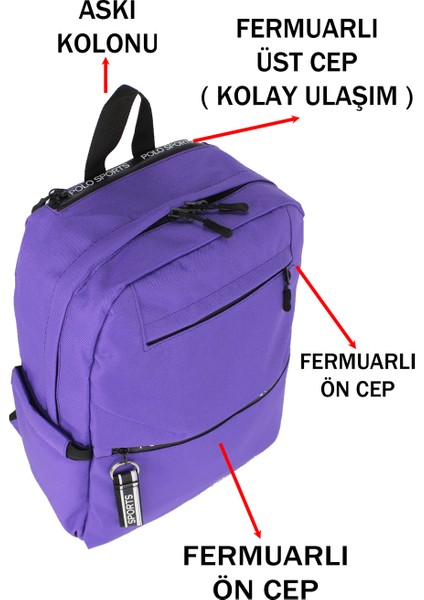 Günlük Kullanım Kadın Sırt Çanta Geniş Iç Hacim Su Geçirmez Kumaş Yandan Cepli Farklı Renklerde fırsatları