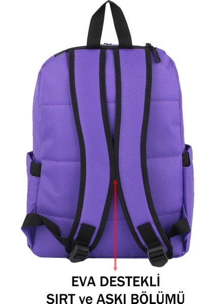 Günlük Kullanım Kadın Sırt Çanta Geniş Iç Hacim Su Geçirmez Kumaş Yandan Cepli Farklı Renklerde indirimleri