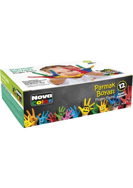 Nova Color 12 Li Parmak Boya