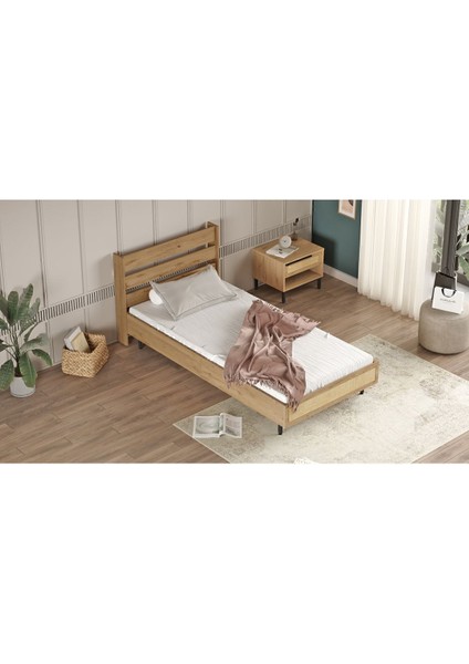 Bohem Tek Kişilik Karyola Metal Ayaklı Uv Baskı 100*200 cm Sepet-Jüt BOH13-SU modelleri