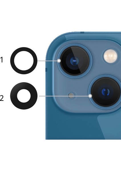 Iphone 13 Mini Uyumlu Kamera Camı