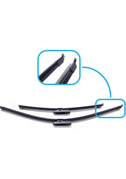 Citroen C4 Cactus 2014-2020 Ön Cam Silecek Takımı 65X43CM