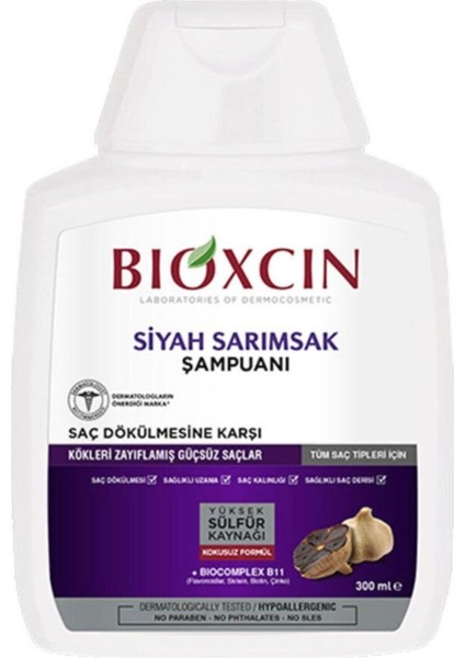 Kontrol Siyah Sarımsaklı Şampuan Quantum 300 ml Kutusuz