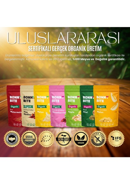 ORGANİK ÇITIR ELMA & KURUTULMUŞ KİVİ 10'lu PAKETİ indirimleri