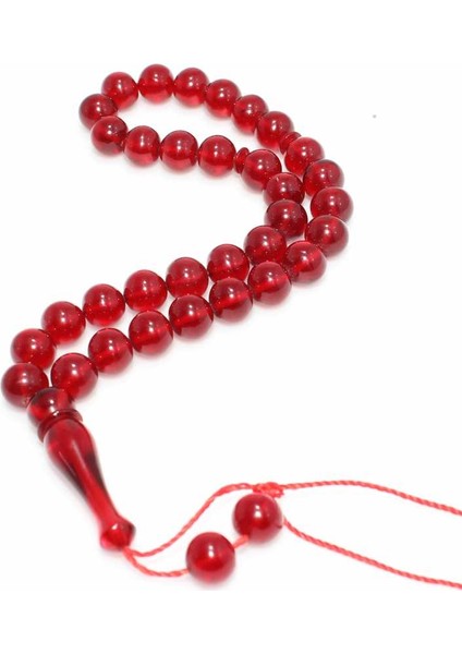 Kırmızı Renk Özel Sıkma Kehribar Tesbih fiyatları