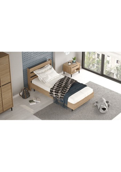 Bohem Tek Kişilik Karyola Metal Ayaklı 160*200 cm Sepet BOH13-S modelleri