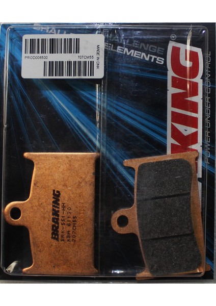 Triumph Rocket 3 Touring Ön Fren Balatası Braking 707CM55 Sinterli Ba