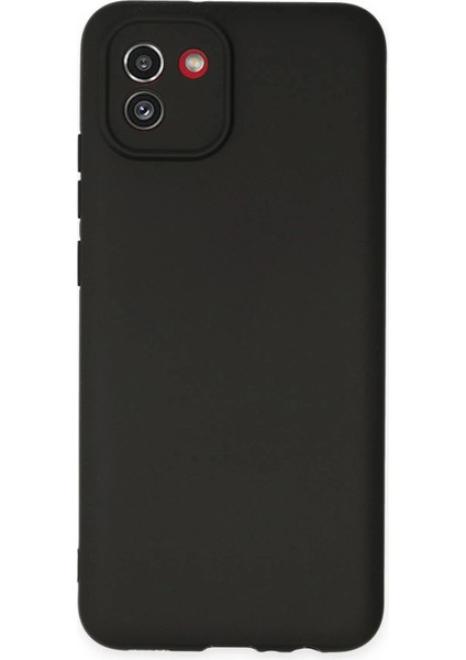 Samsung Galaxy A03 Kılıf First Silikon - Siyah
