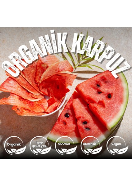 ORGANİK KURUTULMUŞ KAVUN & KURUTULMUŞ KARPUZ 6'lı PAKETİ indirimleri