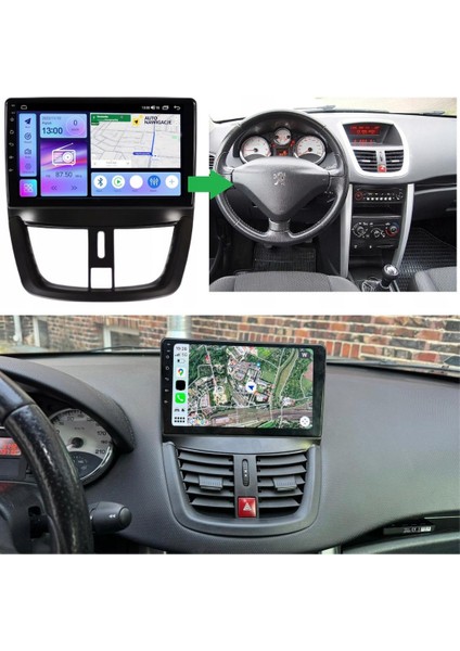 Peugeot 207 2k Görüntü Kalitesi Android 15 Multimedya Sistemi 8+256 Myway (2006-2012)