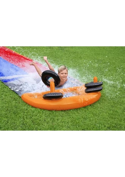 Iki Kişilik Renkli Su Kaydırağı, 488 Cm, Eğlence ve Serinlik Için Ideal fırsatları