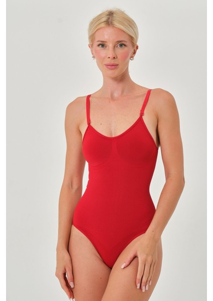 Mamey Model Sıkılaştıran Toparlayıcı Çıtçıtlı Body Korse