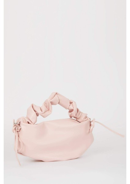 Şık Kadın Suni Deri Omuz Çantası, Pembe, Modern ve Hafif Tasarım fiyatları