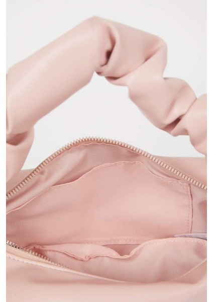 Şık Kadın Suni Deri Omuz Çantası, Pembe, Modern ve Hafif Tasarım modelleri