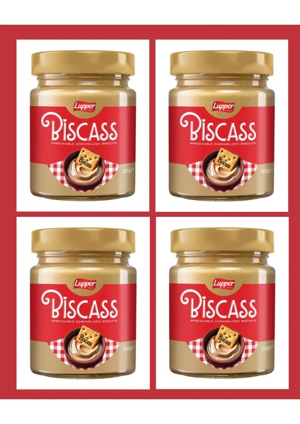 Biscass Bisküvi Kreması 350 GR 4 Adet