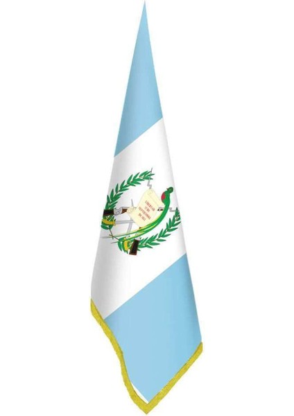Guatemala Bayrağı - Ofis-Makam-Toplantı Odaları - Saçaklı Makam Bayrağı