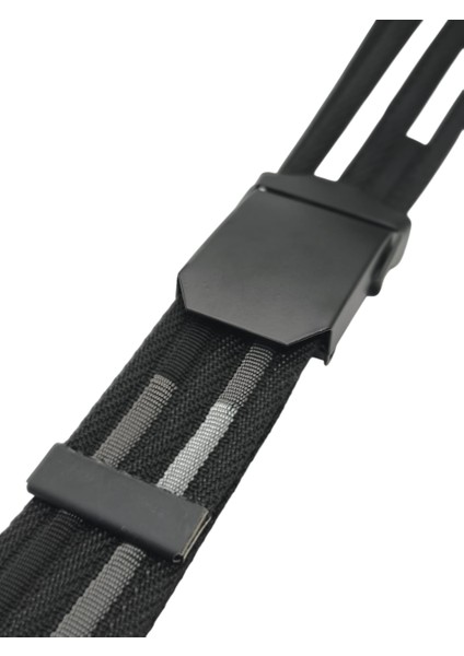 2 Adet Kemer Siyah Erkek Palaska Tarzı