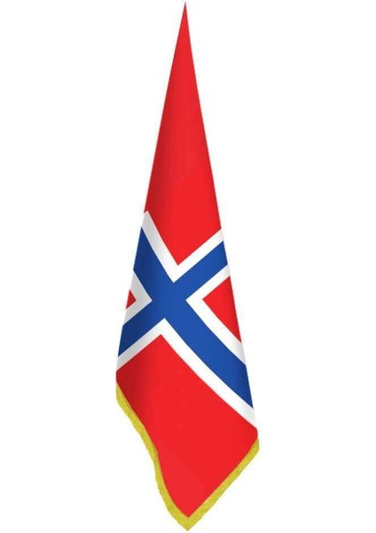 Norveç Bayrağı - Ofis-Makam-Toplantı Odaları - Saçaklı Makam Bayrağı