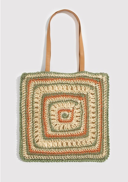 Şık Bej Hasır Çanta, Hafif ve Rahat Tasarım, Günlük Kullanım Için Ideal modelleri