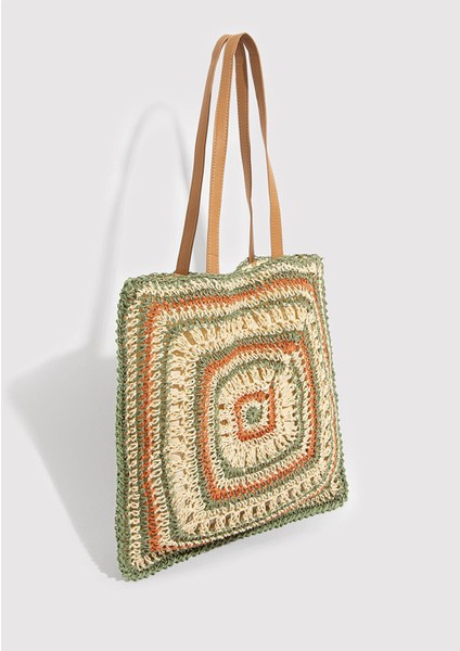 Şık Bej Hasır Çanta, Hafif ve Rahat Tasarım, Günlük Kullanım Için Ideal fırsatları