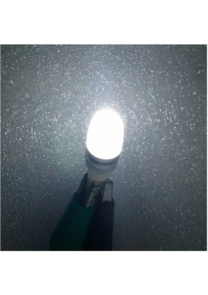 ( 2 x Adet ) 1 Takım T10 LED Dipsiz Ampul 12V Saf Beyaz Metal Alumınum Yalıtım Taban 6000K fırsatları