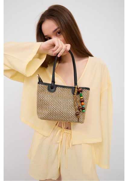 Renkli Hasır Omuz Çantası, Şık ve Hafif, Günlük Kullanım Için Mükemmel Seçim modelleri