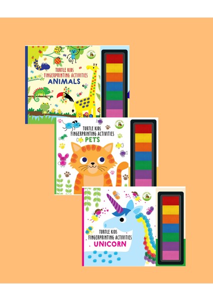 Fingerprint Activities Serisi 3'lü (Animals - Pets - Unicorn)