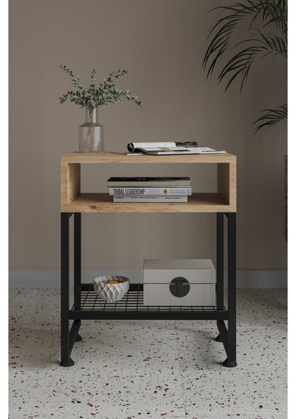 Armoni Metal Komodin Yatak Yanı Sehpa