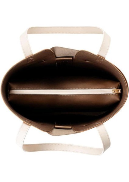 Kadın El ve Omuz Çantası, Şık ve Hafif, Kahverengi, Dayanıklı ve Kullanışlı