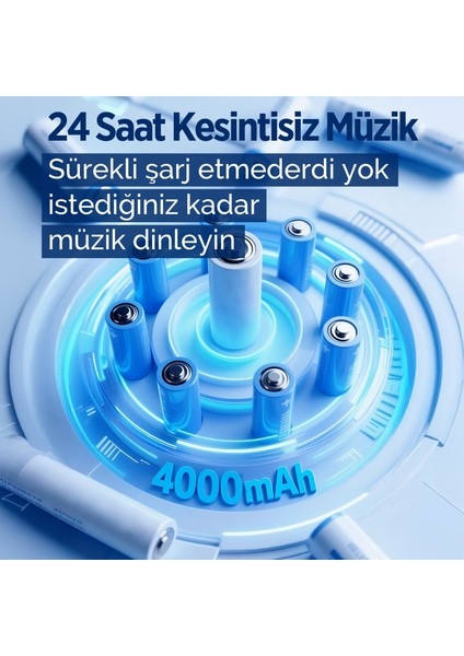 Nowgo F6 20w Rgb Speaker Taşınabilir Kablosuz Bluetooth Hoparlör Gri