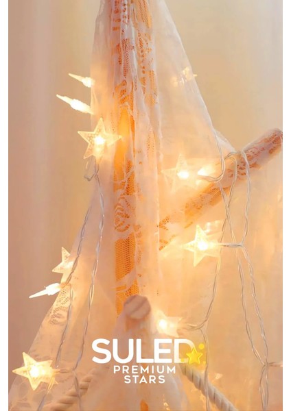 3 Metre Pilli Potart 20 Yıldızlı Dekoratif LED Işık Pilli Gün Işığı Süsleme Parti Ambiyans fiyatları