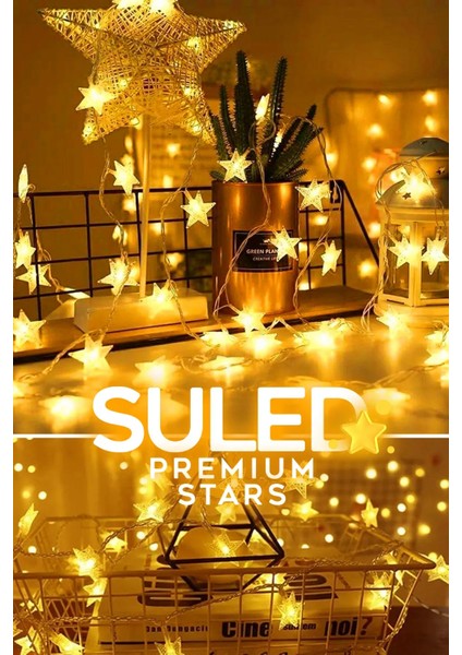 3 Metre Pilli Potart 20 Yıldızlı Dekoratif LED Işık Pilli Gün Işığı Süsleme Parti Ambiyans indirimleri