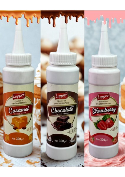 Çilekli Topping Sos 300 gr fırsatları