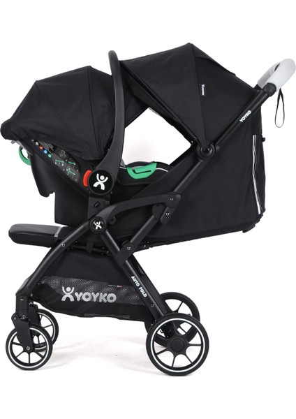 Wow Kabin Boy Tek Elle Kolay Katlanır Travel Bebek Arabası Autofold Black Black fırsatları