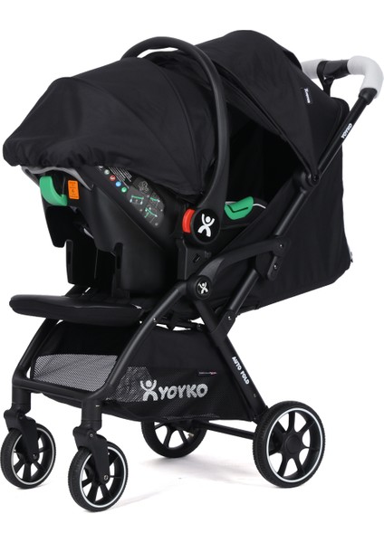 Wow Kabin Boy Tek Elle Kolay Katlanır Travel Bebek Arabası Autofold Black Black indirimleri