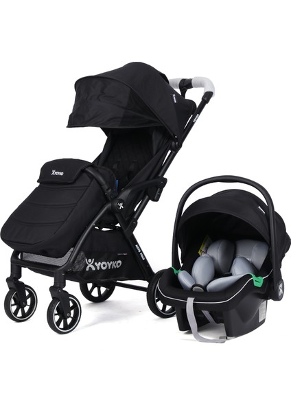 Wow Kabin Boy Tek Elle Kolay Katlanır Travel Bebek Arabası Autofold Black Black